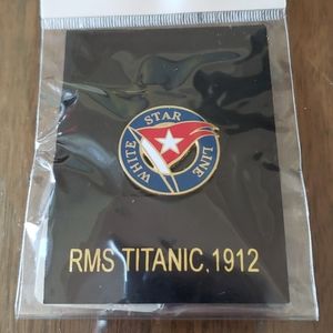 NWOT Titanic White Star Line Pin